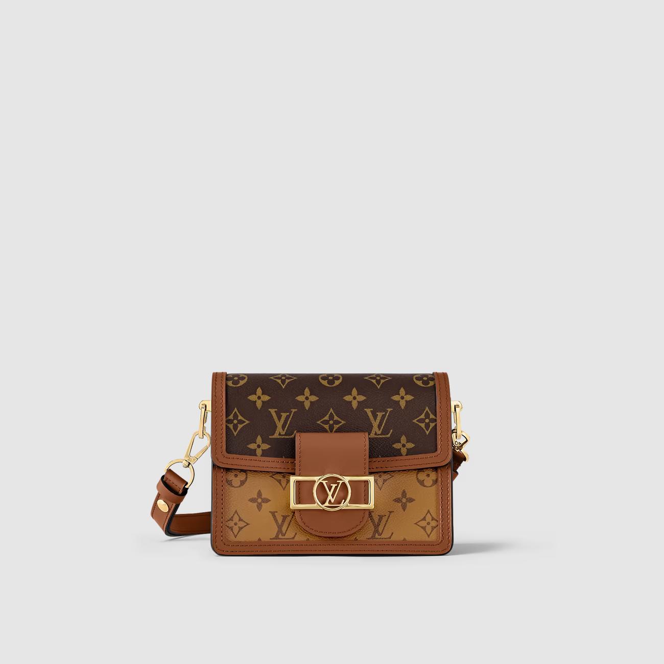 Túi Louis Vuitton Mini Dauphine Nữ Nâu